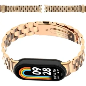 Kup Bizon Strap Uhr Aura Xiaomi Smart Band 9 / 9 NFC / 8 Roségold - BIZ8188 - {ean13} - Sklep Home Screen