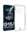 Elastyczne etui Bizon Case Salpa do Motorola Moto G15 / G15 Power przezroczyste