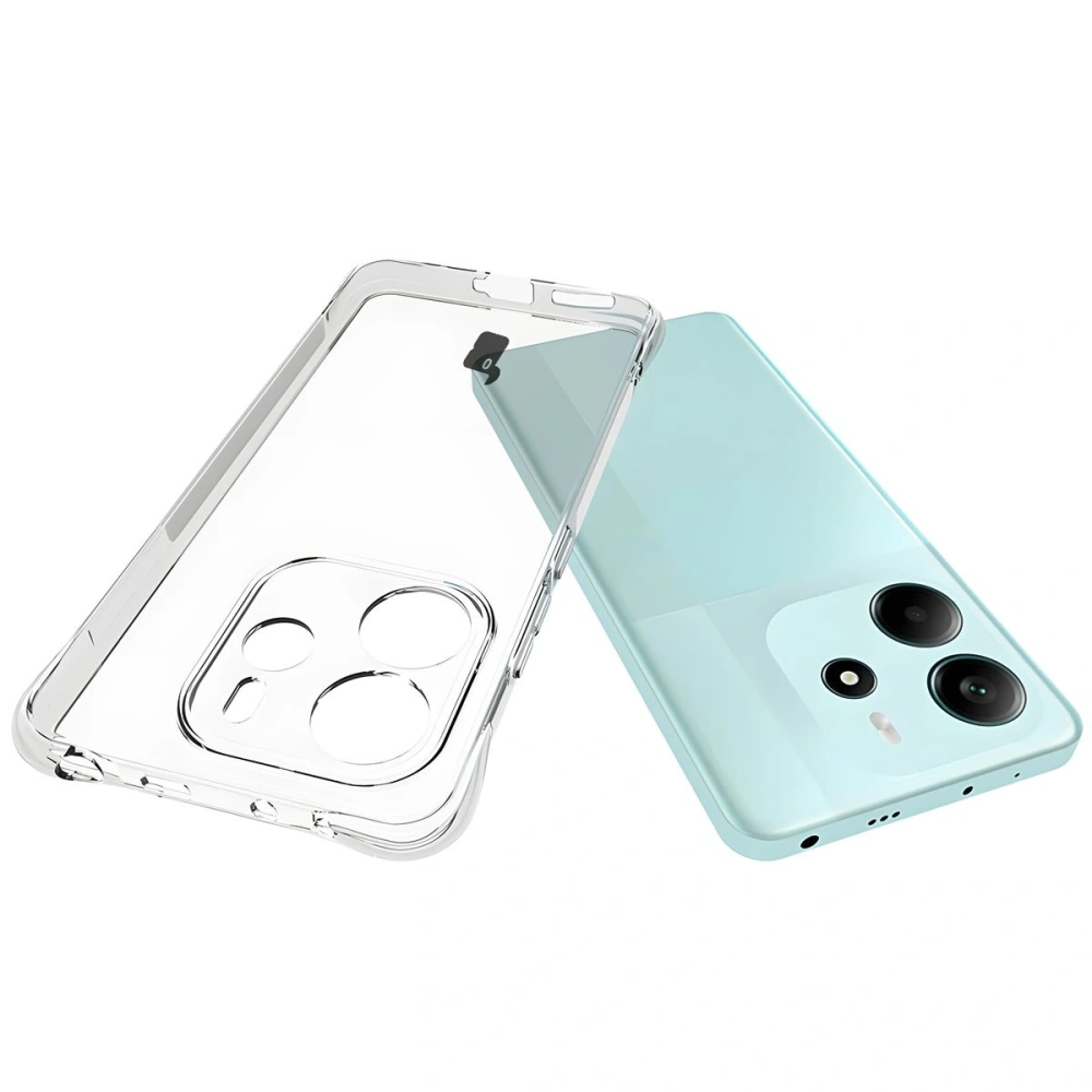 Elastyczne etui Bizon Case Salpa do Xiaomi Redmi Note 14 4G przezroczyste