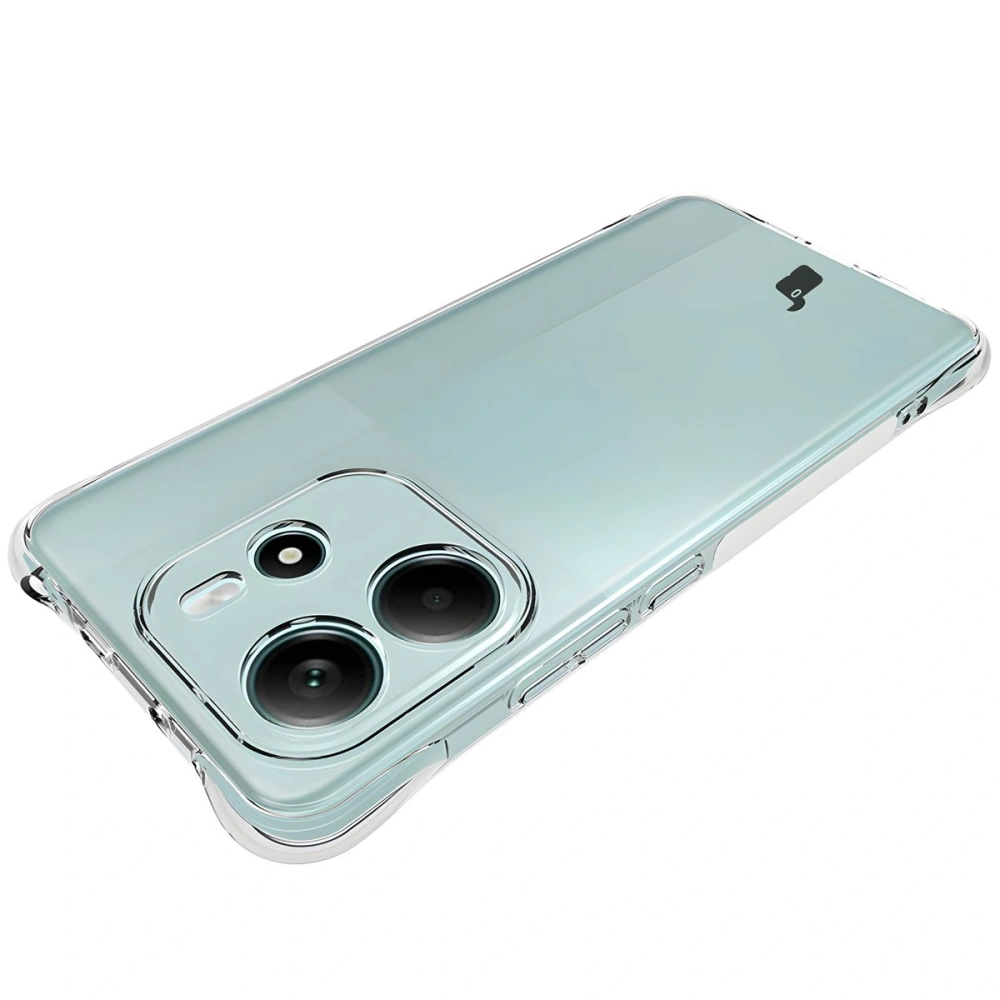 Elastyczne etui Bizon Case Salpa do Xiaomi Redmi Note 14 4G przezroczyste