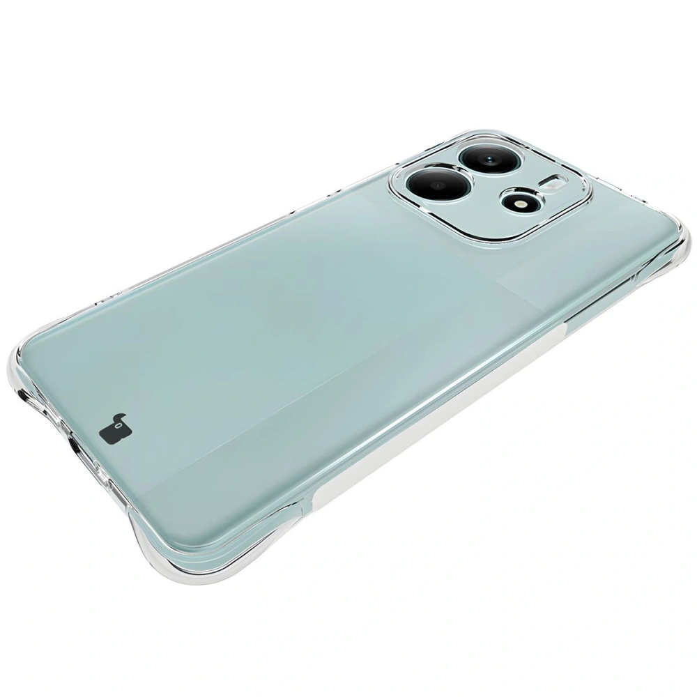 Elastyczne etui Bizon Case Salpa do Xiaomi Redmi Note 14 4G przezroczyste