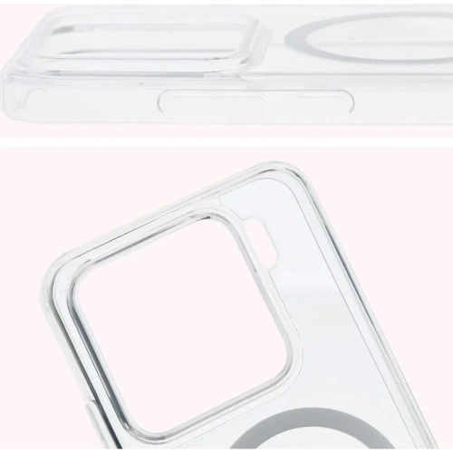 Kup Etui s magnetickým kroužkem Bizon Case CrystalO pro Xiaomi 15 průhledné - BIZ8192 - {ean13} - Sklep Home Screen