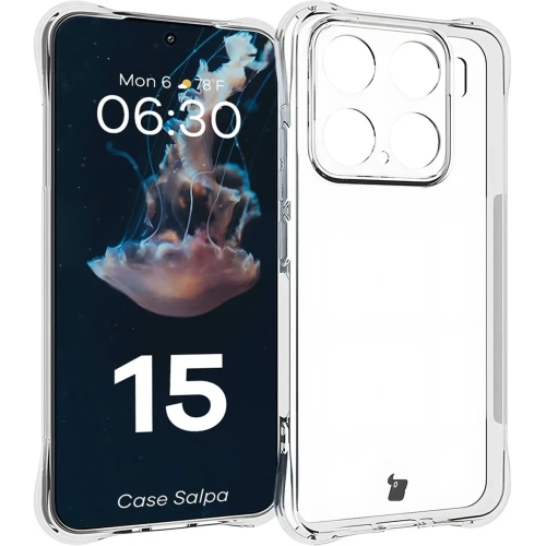 Kup Elastické pouzdro Bizon Case Salpa na Xiaomi 15 průhledné - BIZ8194 - {ean13} - Sklep Home Screen