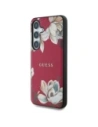Buy Guess Grained Printed Flower Pattern MagSafe do Samsung Galaxy S25 fuchsia - GUE4271 - {ean13} - Home Screen Store Europe
