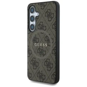 Buy Guess Leather 4G Colored Ring Classic Logo MagSafe do Samsung Galaxy S25 brown - GUE4272 - {ean13} - Home Screen Store Europe