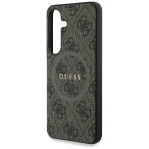 Buy Guess Leather 4G Colored Ring Classic Logo MagSafe do Samsung Galaxy S25 brown - GUE4272 - {ean13} - Home Screen Store Europe