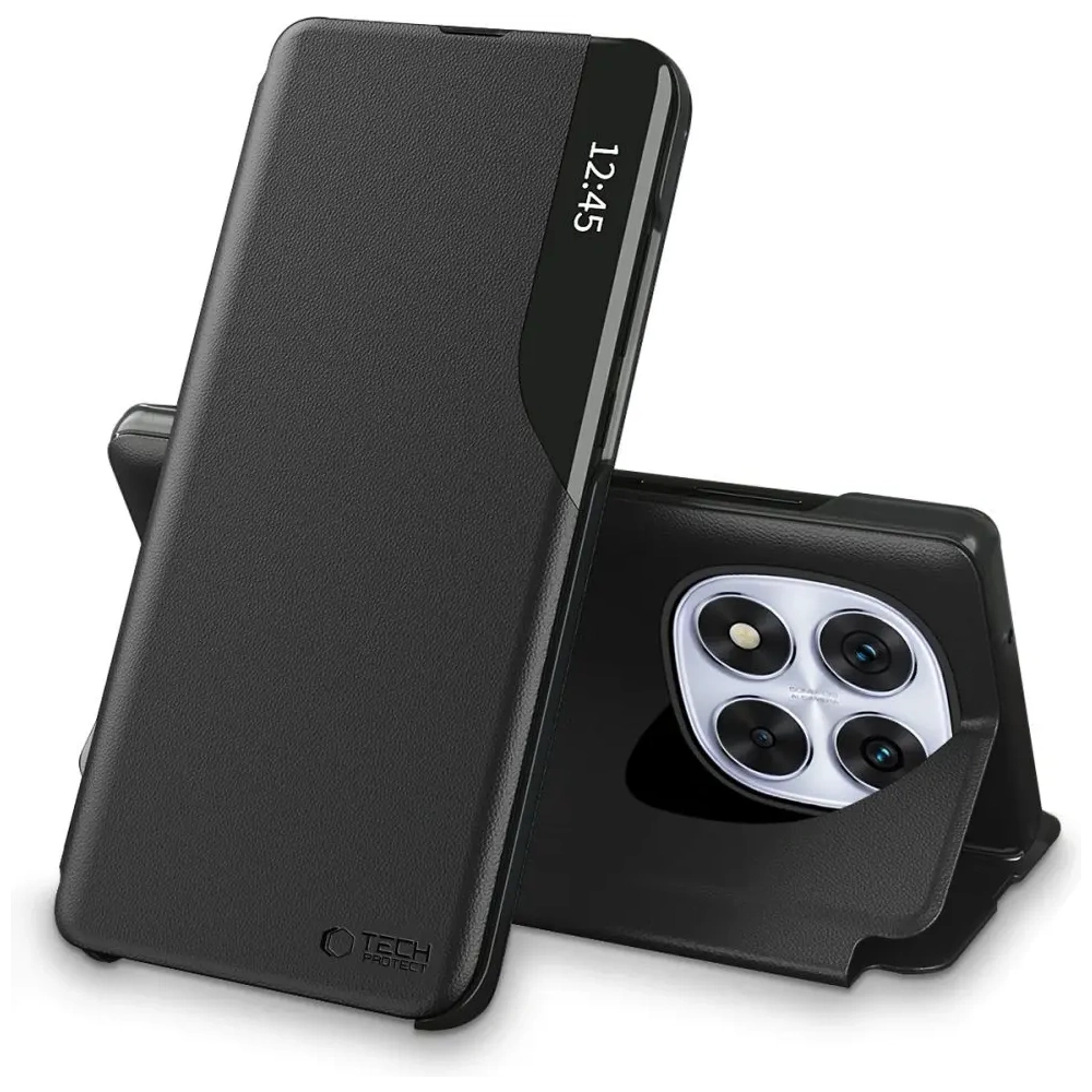 Etui Tech-Protect Smart View Xiaomi Redmi Note 14 Pro 5G / Poco X7 5G Black