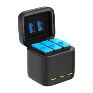 Buy TELESIN triple-channel box charger +2 batteries for GoPro Hero 12 / 11 / 10 / 9 - TLS192 - {ean13} - Home Screen Store Europe