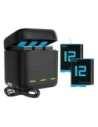 Buy TELESIN triple-channel box charger +2 batteries for GoPro Hero 12 / 11 / 10 / 9 - TLS192 - {ean13} - Home Screen Store Europe