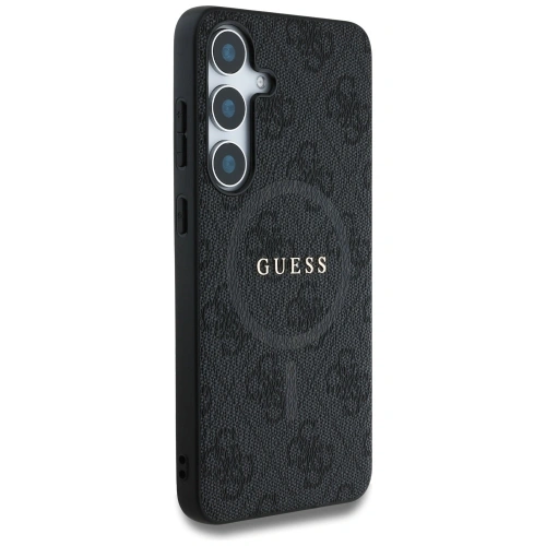 Kup Guess Bőr 4G Színes Gyűrű Klasszikus Logó MagSafe a Samsung Galaxy S25 fekete számára - GUE4273 - {ean13} - Sklep Home Screen