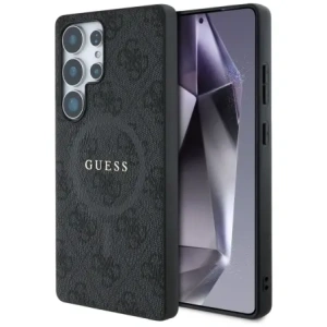 Kup Guess Bőr 4G Színes Gyűrű Klasszikus Logó MagSafe do Samsung Galaxy S25 Ultra fekete - GUE4275 - {ean13} - Sklep Home Screen