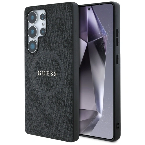 Kup Guess Piele 4G Inel Colorat Logo Clasic MagSafe pentru Samsung Galaxy S25 Ultra negru - GUE4275 - {ean13} - Sklep Home Screen