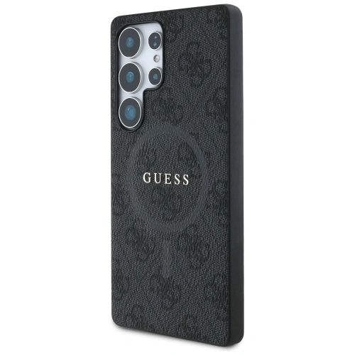 Kup Guess Bőr 4G Színes Gyűrű Klasszikus Logó MagSafe do Samsung Galaxy S25 Ultra fekete - GUE4275 - {ean13} - Sklep Home Screen