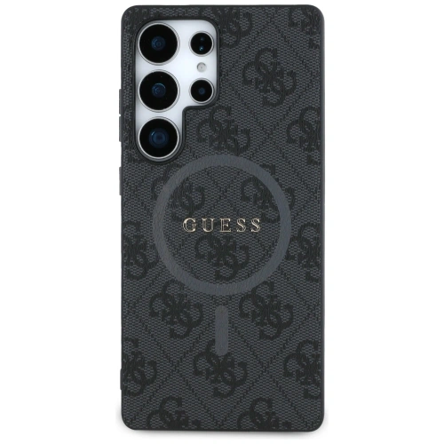 Kup Guess Bőr 4G Színes Gyűrű Klasszikus Logó MagSafe do Samsung Galaxy S25 Ultra fekete - GUE4275 - {ean13} - Sklep Home Screen