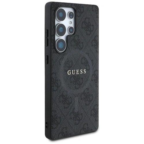 Kup Guess Bőr 4G Színes Gyűrű Klasszikus Logó MagSafe do Samsung Galaxy S25 Ultra fekete - GUE4275 - {ean13} - Sklep Home Screen