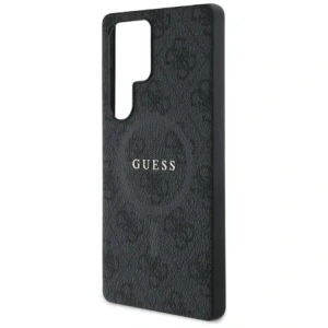 Buy Guess Leather 4G Colored Ring Classic Logo MagSafe do Samsung Galaxy S25 Ultra black - GUE4275 - {ean13} - Home Screen Store Europe