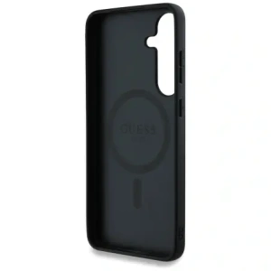 Kup Guess Bőr 4G Színes Gyűrű Klasszikus Logó MagSafe do Samsung Galaxy S25+ Plus fekete - GUE4277 - {ean13} - Sklep Home Screen