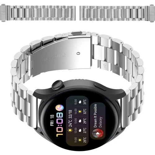 Kup Ceas inteligent Bizon Strap Aura 18 mm argintiu - BIZ8195 - {ean13} - Sklep Home Screen