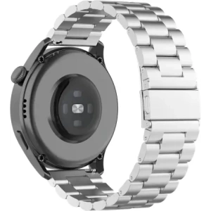 Kup Pasek ze stali nierdzewnej Bizon Strap Watch Aura do Smartwatcha 18 mm srebrny - BIZ8195 - {ean13} - Sklep Home Screen