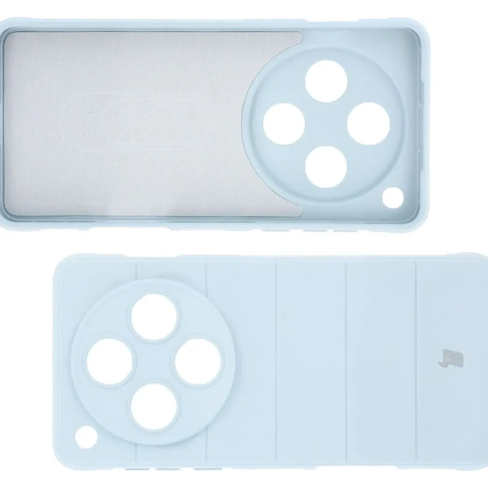 Pancerne etui Bizon Case Tur do Oppo Find X8 Pro jasnoniebieskie