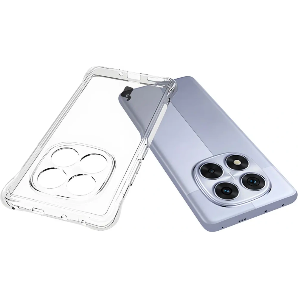 Elastyczne etui Bizon Case Salpa do Xiaomi Redmi Note 14 Pro 5G / Poco X7 przezroczyste