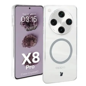 Bizon Case CrystalO Oppo Find X8 Pro clear