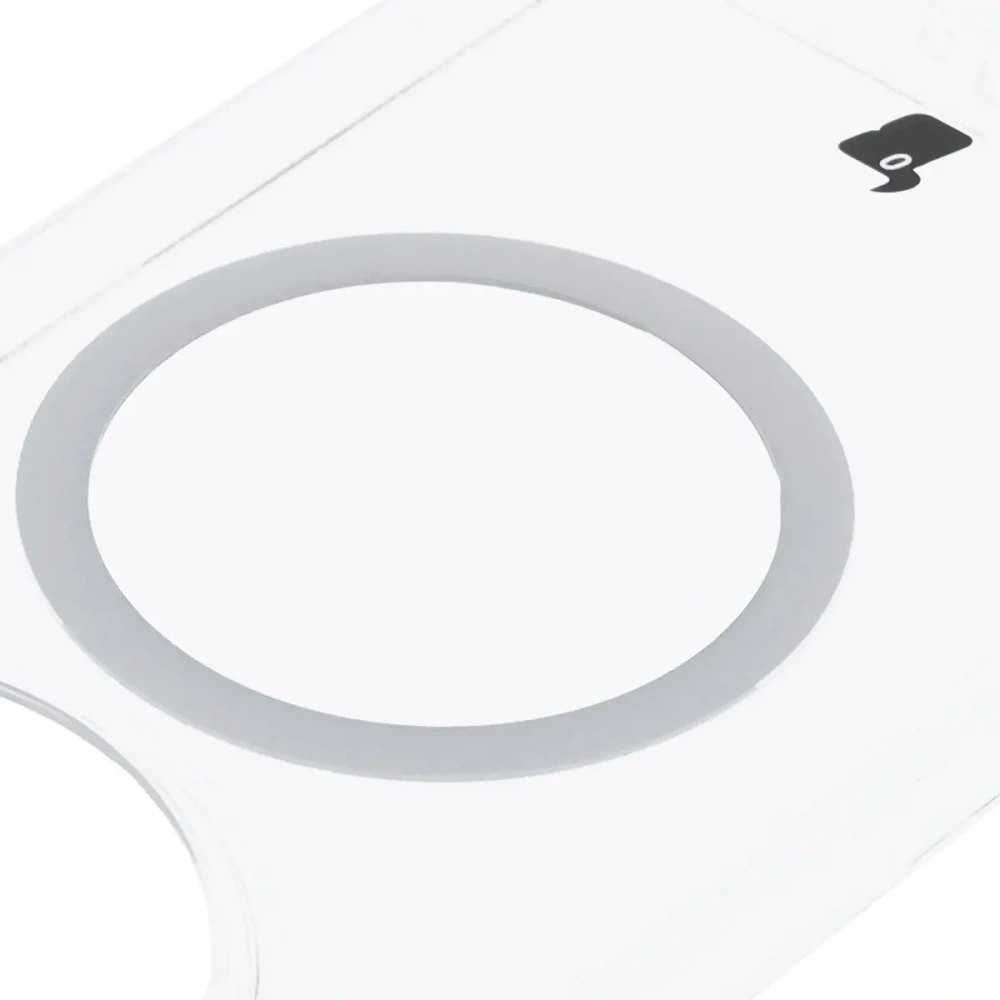 Etui z pierścieniem magnetycznym Bizon Case CrystalO do Oppo Find X8 Pro przezroczyste