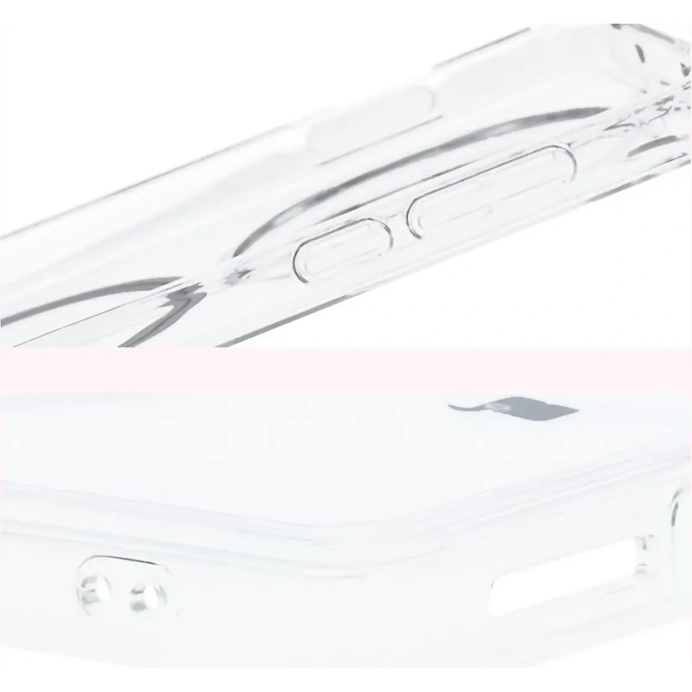 Etui z pierścieniem magnetycznym Bizon Case CrystalO do Oppo Find X8 Pro przezroczyste