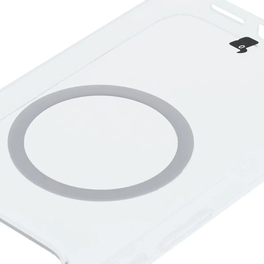 Etui z pierścieniem magnetycznym Bizon Case CrystalO do Google Pixel 9 Pro XL przezroczyste