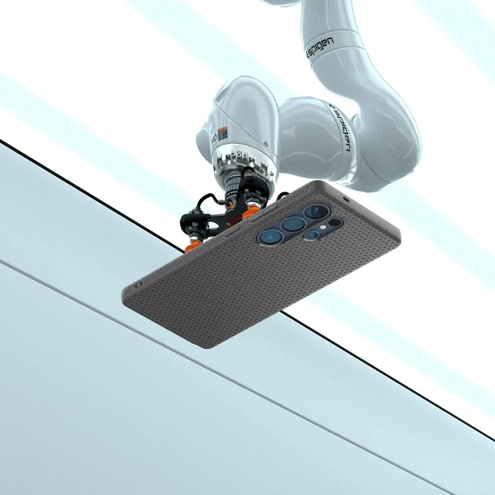 Etui Spigen Liquid Air Samsung Galaxy S25 Ultra Marble Grey