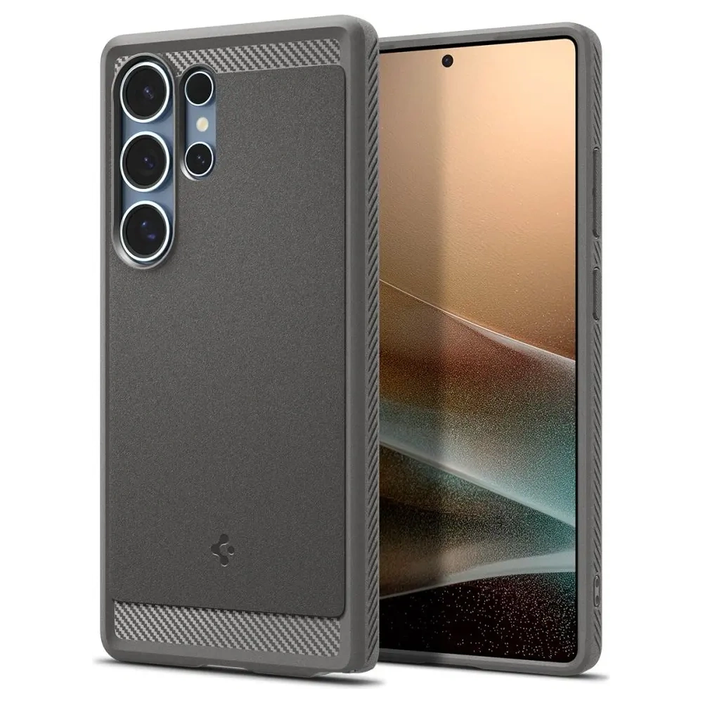 Etui Spigen Rugged Armor Mag MagSafe Samsung Galaxy S25 Ultra Marble Grey