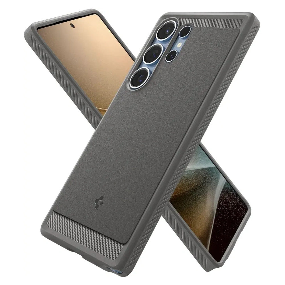 Etui Spigen Rugged Armor Mag MagSafe Samsung Galaxy S25 Ultra Marble Grey