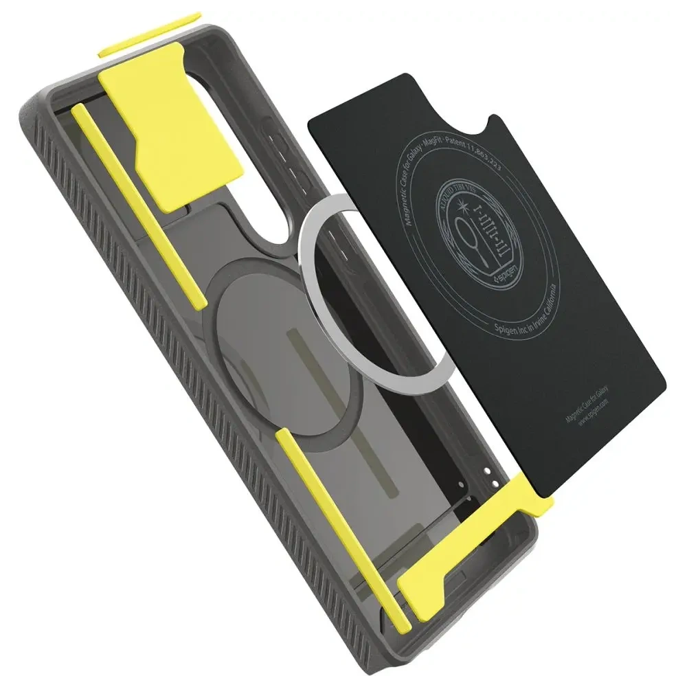 Etui Spigen Rugged Armor Mag MagSafe Samsung Galaxy S25 Ultra Marble Grey