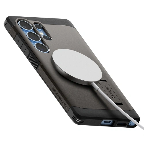 Kup Etui Spigen Tough Armor MagSafe Samsung Galaxy S25 Ultra Gunmetal - SPN16595 - {ean13} - Sklep Home Screen