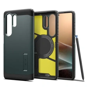 Buy Spigen Tough Armor MagSafe Samsung Galaxy S25 Ultra Abyss Green - SPN16596 - {ean13} - Home Screen Store Europe