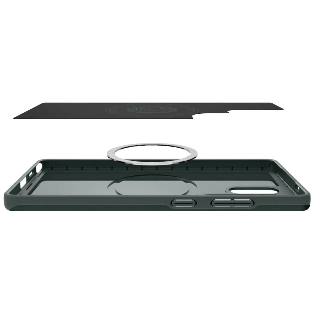 Etui Spigen Thin Fit Mag MagSafe Samsung Galaxy S25 Ultra Abyss Green