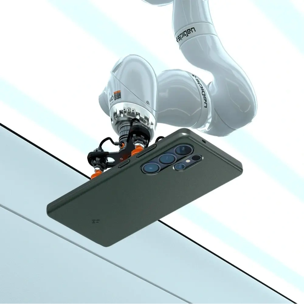 Etui Spigen Thin Fit Mag MagSafe Samsung Galaxy S25 Ultra Abyss Green