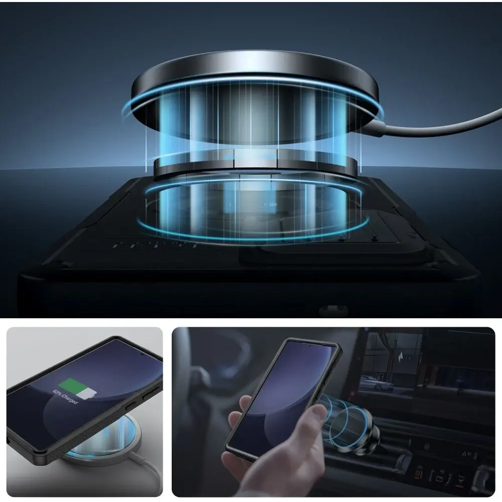 Etui Tech-Protect Kevlar MagSafe+ Samsung Galaxy S25 Ultra Black