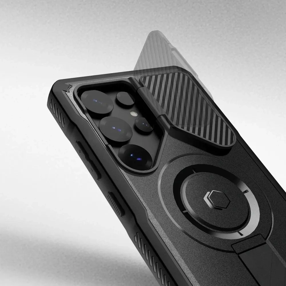 Etui Tech-Protect Kevlar MagSafe+ Samsung Galaxy S25 Ultra Black