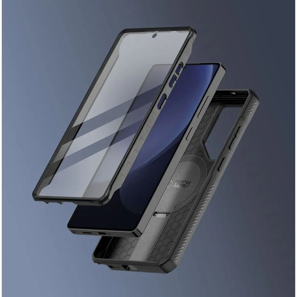 Etui Tech-Protect Kevlar MagSafe+ Samsung Galaxy S25 Ultra Black