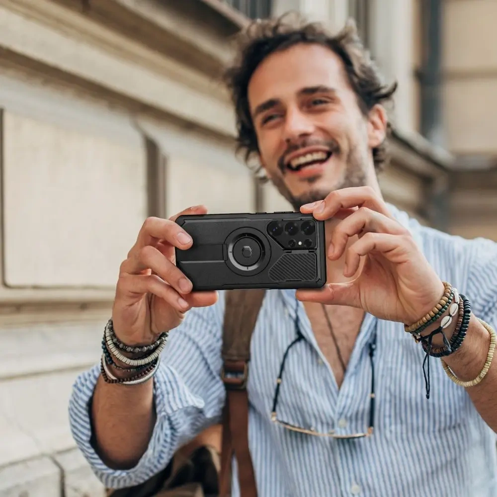 Etui Tech-Protect Kevlar MagSafe+ Samsung Galaxy S25 Ultra Black