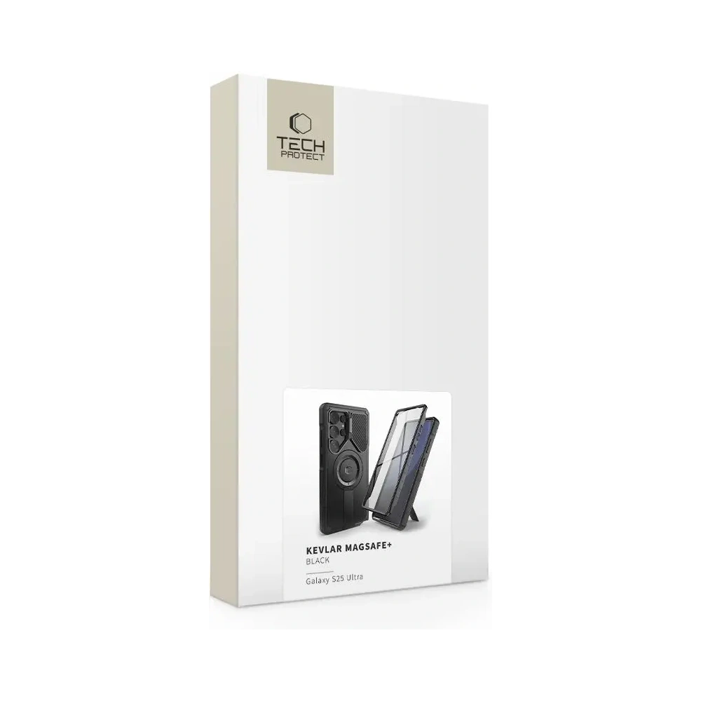 Etui Tech-Protect Kevlar MagSafe+ Samsung Galaxy S25 Ultra Black