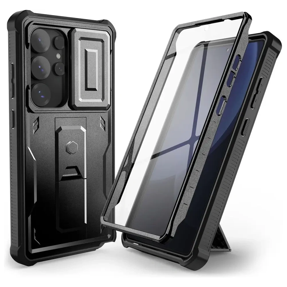 Etui Tech-Protect Kevlar Cam+ Samsung Galaxy S25 Ultra Black