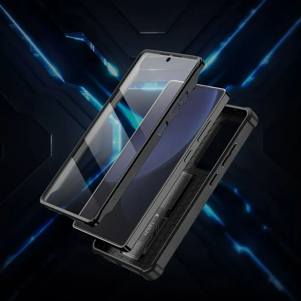 Etui Tech-Protect Kevlar Cam+ Samsung Galaxy S25 Ultra Black