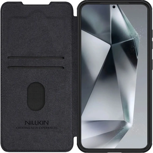 Kup Nillkin Qin Pro Samsung Galaxy S25 negru - NLK1656 - {ean13} - Sklep Home Screen