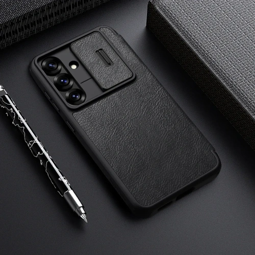 Buy Nillkin Qin Pro Samsung Galaxy S25 black - NLK1656 - {ean13} - Home Screen Store Europe