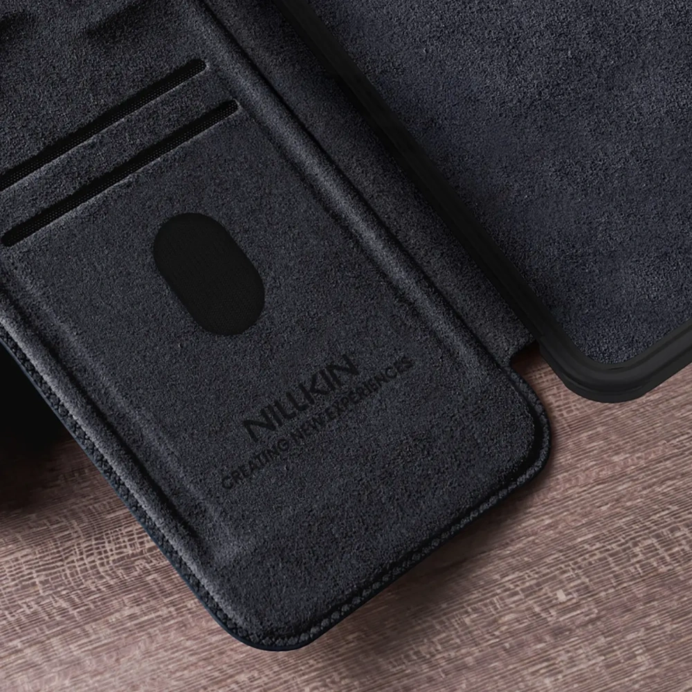 Etui Nillkin Qin Pro Samsung Galaxy S25+ Plus czarne