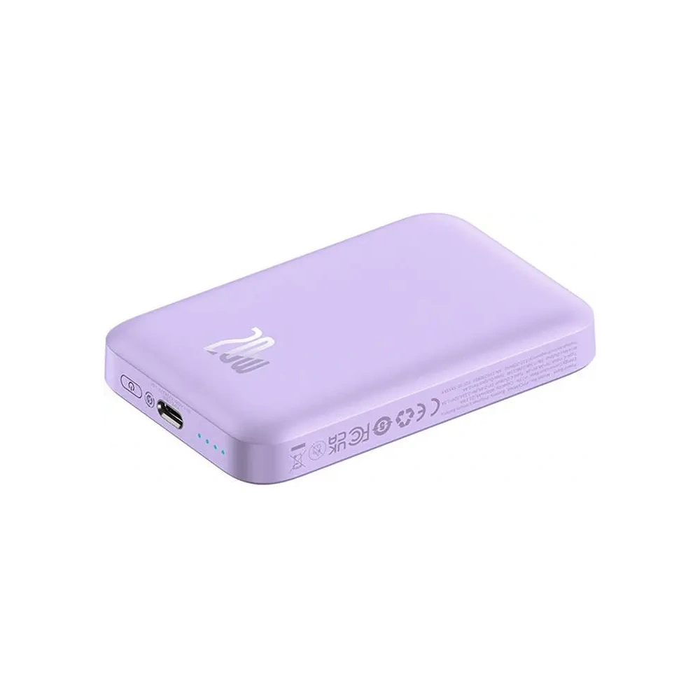Mini powerbank Baseus 6000 mAh 20W (fioletowy)