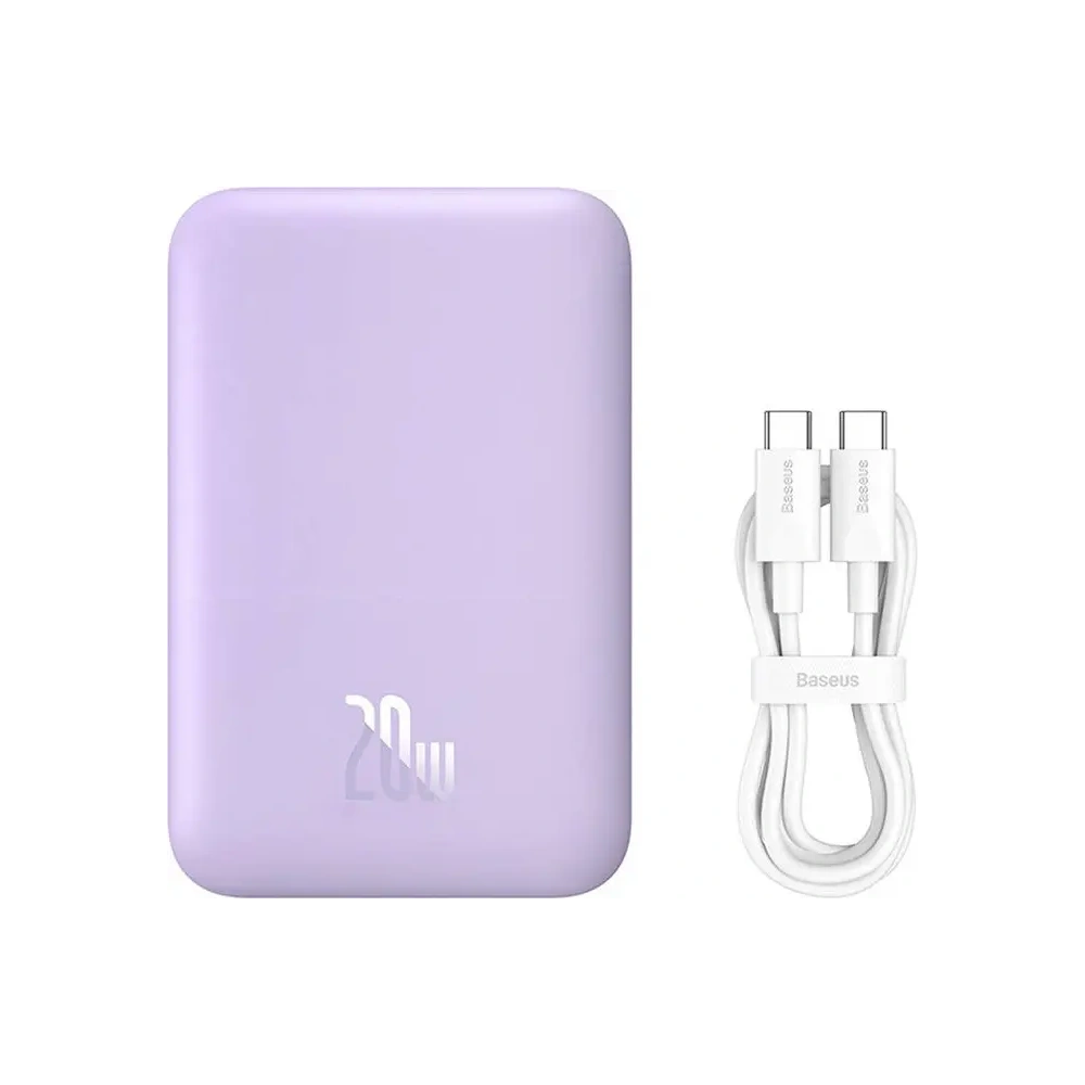 Mini powerbank Baseus 6000 mAh 20W (fioletowy)