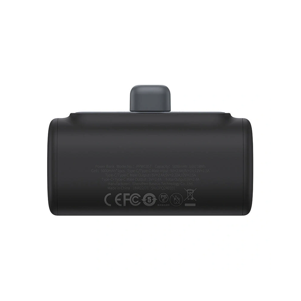 Powerbank Baseus Compact 5000mAh 20W USB-C (czarny)